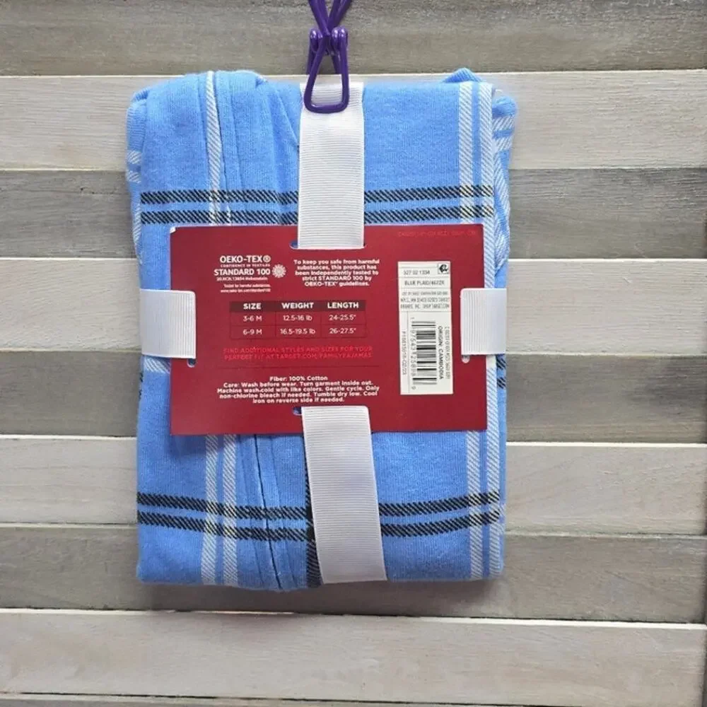 Baby Plaid Matching Family Footed Pajama | Wondershop | 3-6 Mos